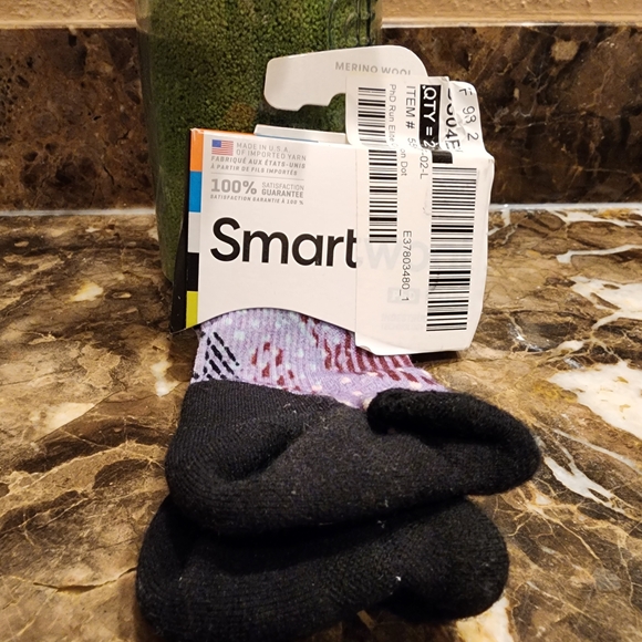 Smartwool Accessories - Smartwool PhD Black and Purple Running Socks NWT
